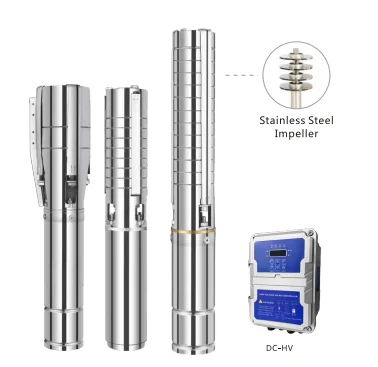 

4-дюймовый водяной насос из нержавеющей стали AC DC с крыльчаткой