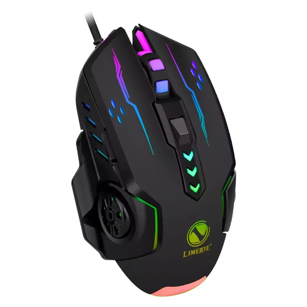 

LY Wired Gaming Mouse 6 Buttons Backlit E-sports Mice 6D Colorful LED Light Glowing Mouse For Laptop PC Computer Gamer