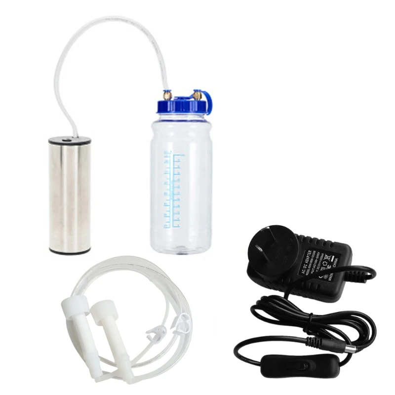 

Goat Milker Machine Electric Portable Cow Sheep Milking Machine Set Manual Pump One Teat Milker with Pulse Controller(for