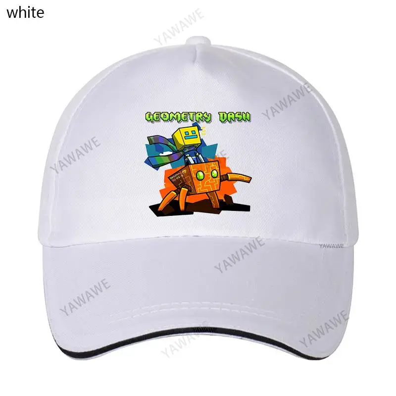 

baseball Cap Hat Sport Bonnet Snapback Hip Hop Geometry Dash Gaming Fans Dad hat outdoor summer Baseball Caps