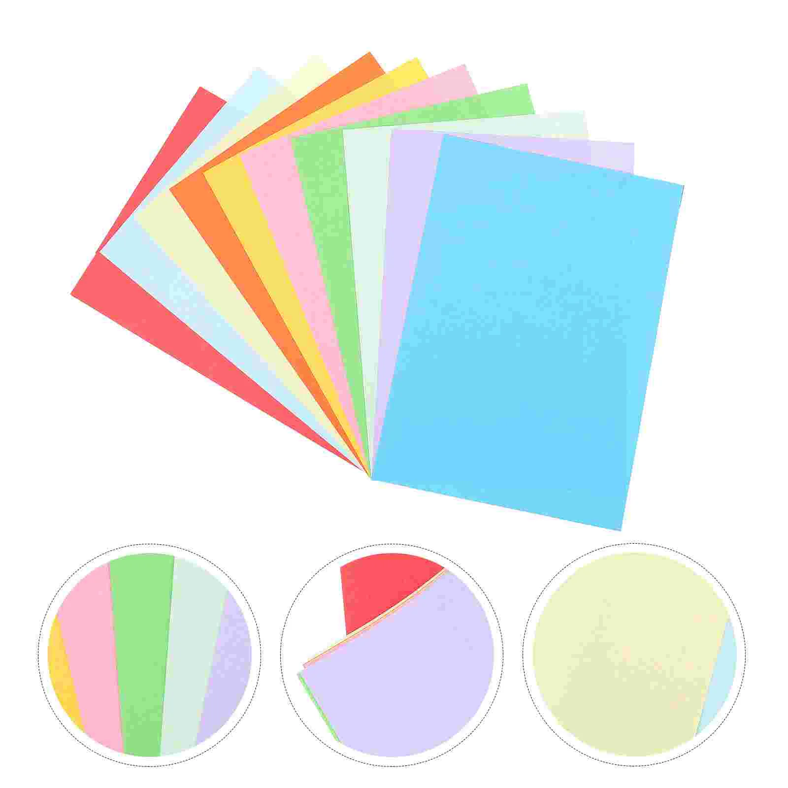

200 Pcs Origami Colored Paper Kids Confetti Folding DIY Supplies Child Upholstery