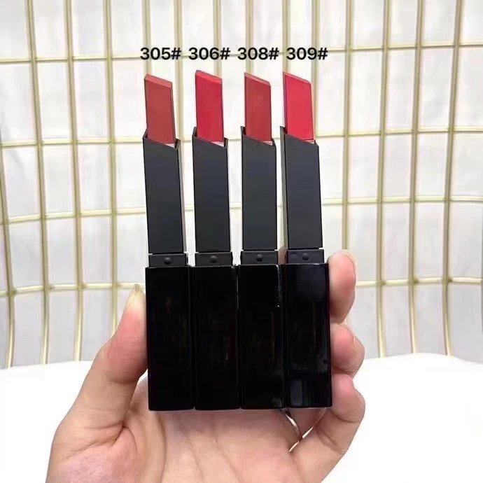 

Hot Brand Lipstick Rouge A Levres Highly Pigmented Velvet Matte High Quality and Not Easy to Fade New Small Gold Bars 22g
