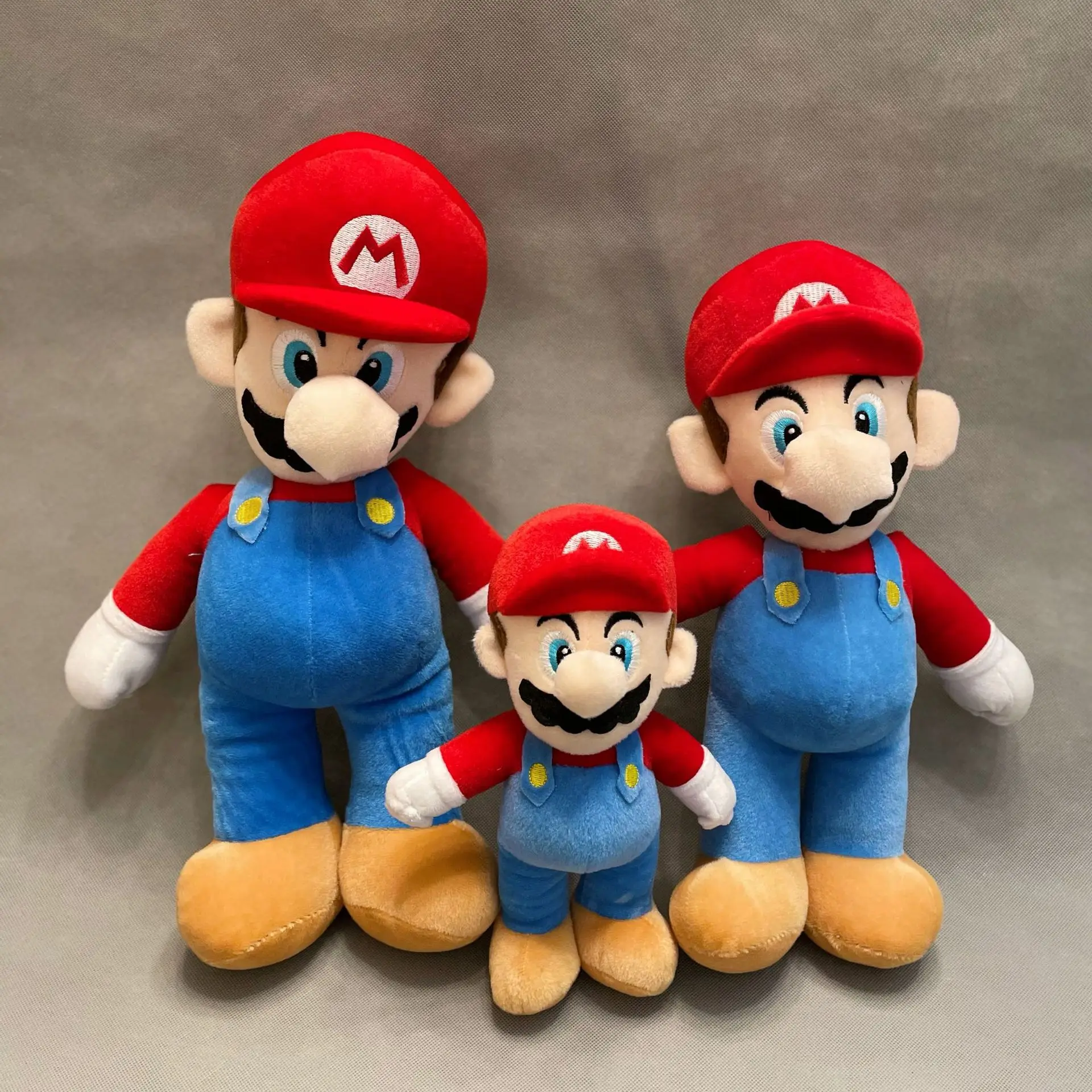 Фото Новинка 2023, аниме Super Mario Mary M & L, искусственная подставка, маленькая и Большая фигурка, подарок на день рождения №4