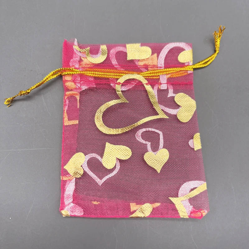 

1000 шт. Сердечные пакеты из органзы ruihaoyu