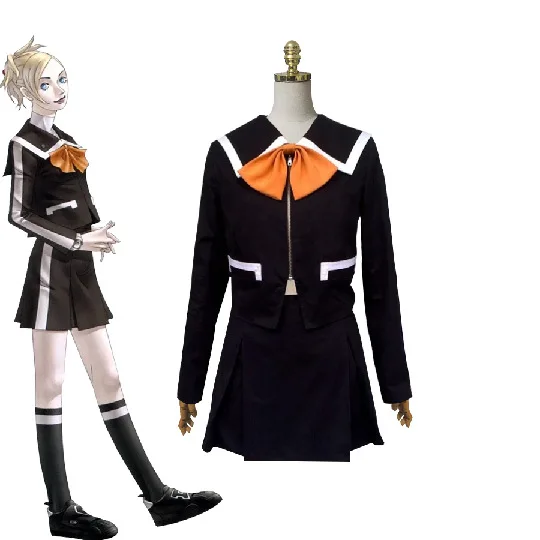 

Persona Cos Sin Lisa Seven Sisters School Uniform Set Anime Cosplay Costume Top Skirt Bow Socks Suit Jk Cosplay Costumes