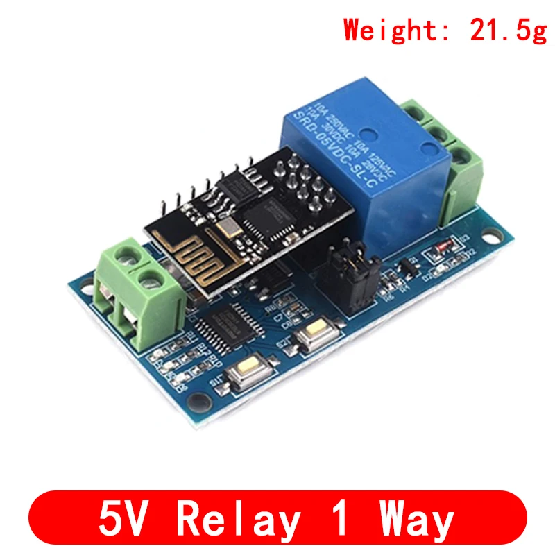 Релейный модуль ESP8266 ESP-01 5 в 1 2 4 Way Wi-Fi умный дом дистанционное управление