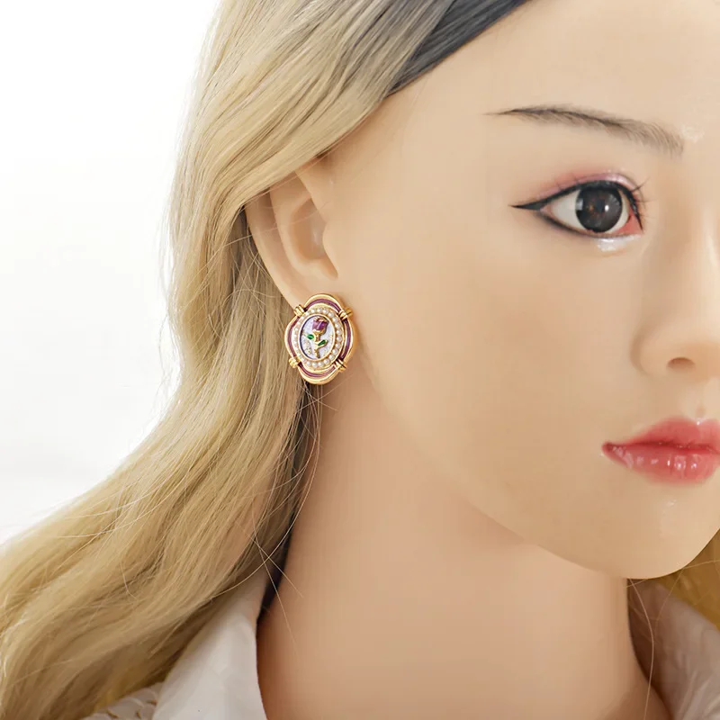 Нишевый дизайн винтажные серебряные иглы высококачественные французские Maison