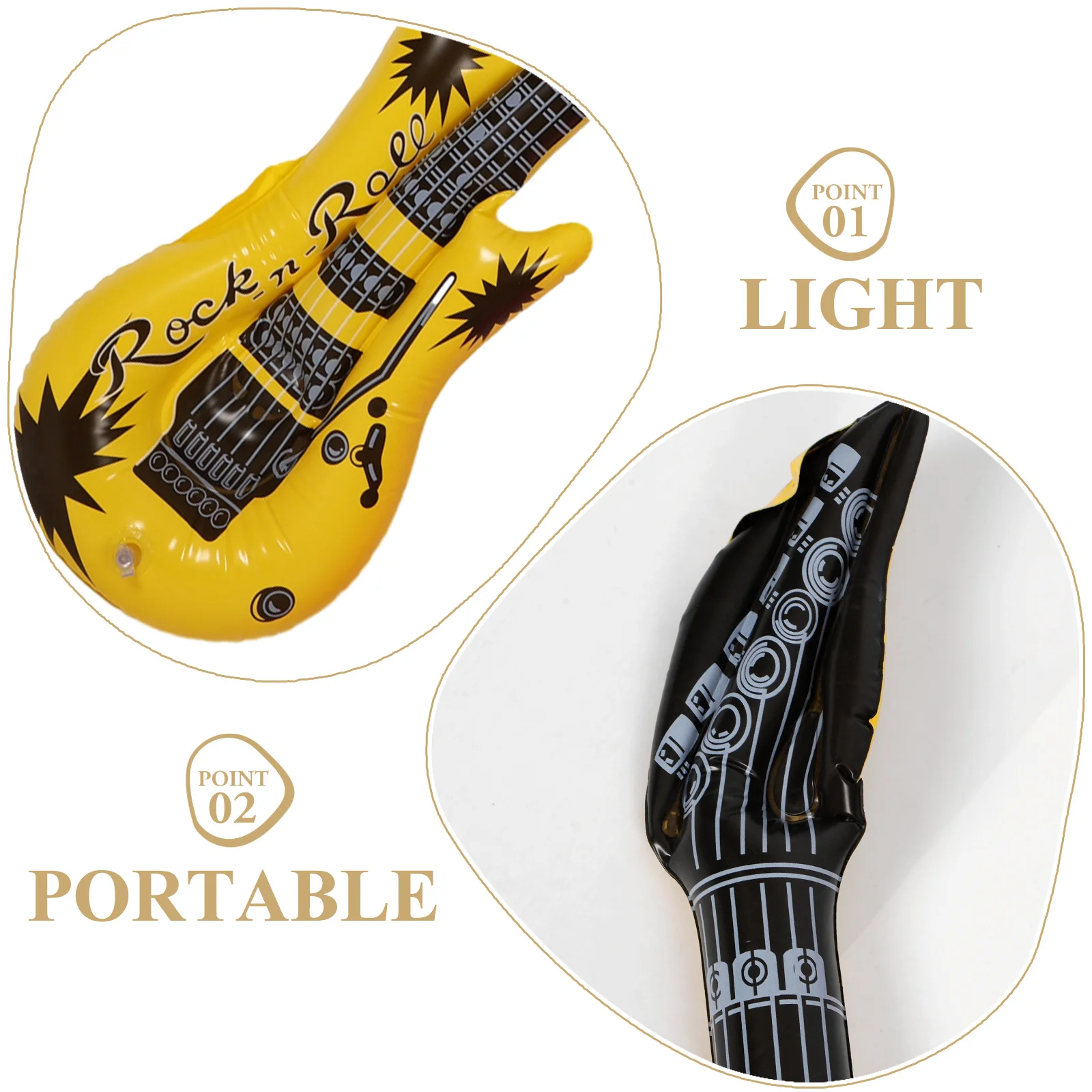 6 шт. украшения для особых случаев гитара гелиевый шар день рождения