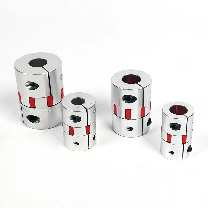 

Coupler D30L42 Series Flexible Plum Clamp Coupling OD 30mm L 42mm Shaft CNC machine Jaw Shaft Coupling 6/8/10/12/14/16mm Coupler