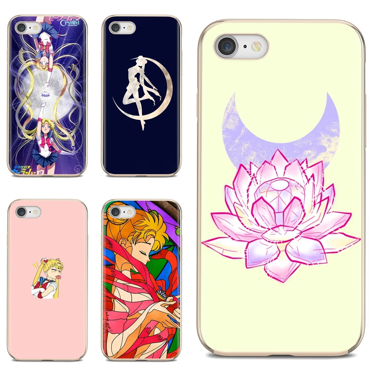 

Unique Silicone Phone Case For iPhone 10 11 12 13 Mini Pro 4S 5S SE 5C 6 6S 7 8 X XR XS Plus Max 2020 Art Anime sailor moon
