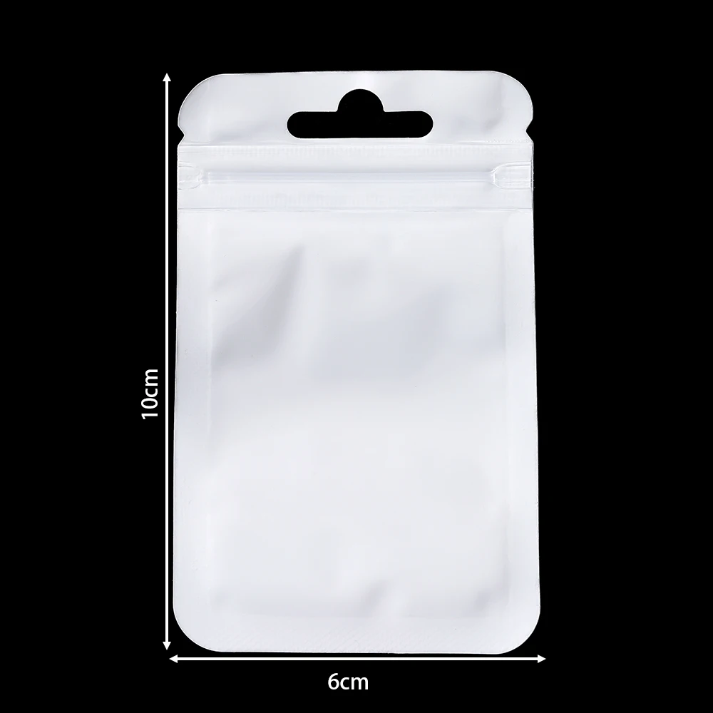 Прозрачные фиолетовые пакеты с молнией AGCFABS для ювелирных изделий