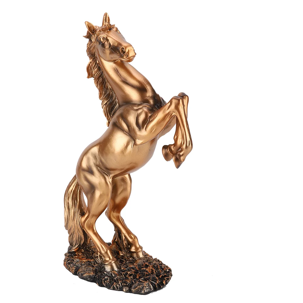 

Eruopean Style Horse Sculpture Home Desk Decor Ornament Photograph Props