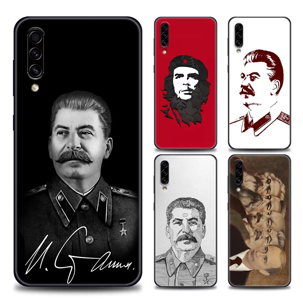 

Case For Samsung Galaxy A10 A30s A40 A50 s A60 A70 A80 A90 F41 F52 F12 A7 A9 2018 Soft Cover Russian Stalin Ussr Communism CCCP