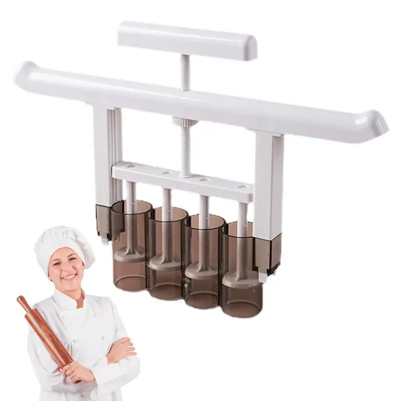 

Kitchen Mooncake Mold Pastry Mold DIY Hand Pressure Fondant Moon Cake Stuffing Separator Machine Cookie Cutter Baking Tool