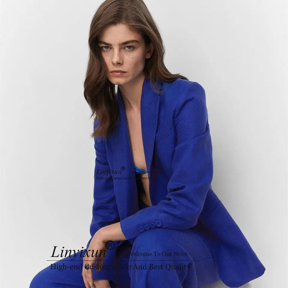 

Элегантные женские брюки, костюмы, женская одежда для выпускного вечера, вечерние смокинги из 2 предметов, официальная женская одежда