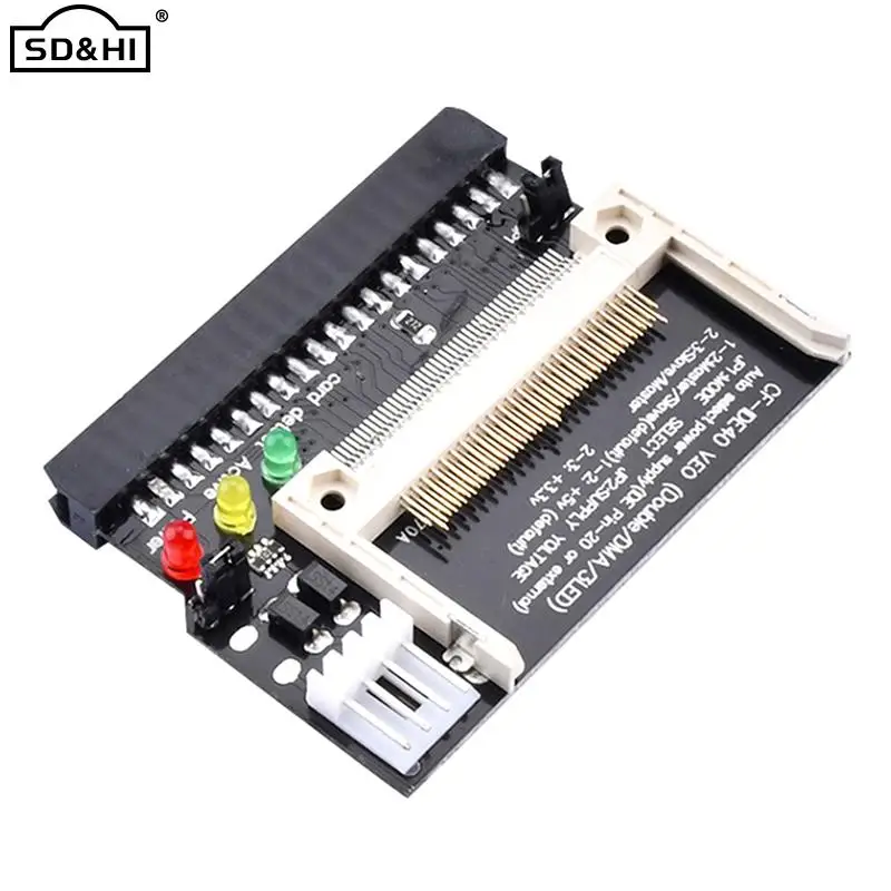 

Compact Flash CF To 3.5 Female 40 Pin IDE Bootable Adapter Converter Card Standard IDE Interface True-IDE Mode CF To 40Pin IDE