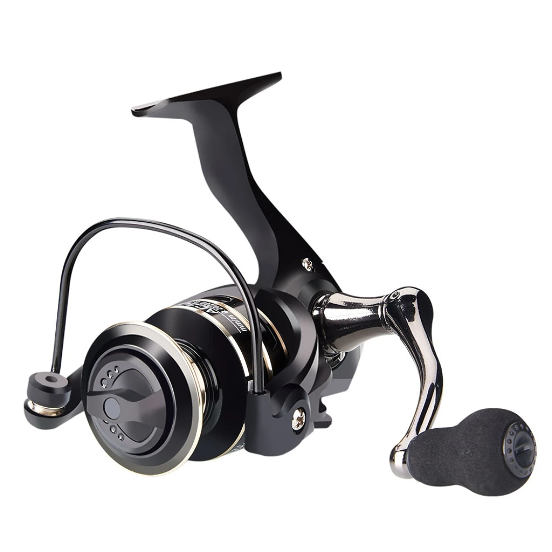 

DEUKIO Metal Spool Spinning Wheel AC2000-7000 Series 8kg Max Drag High Speed 5.2:1 Gear Ratio Saltwater Freshwater Fishing Reels