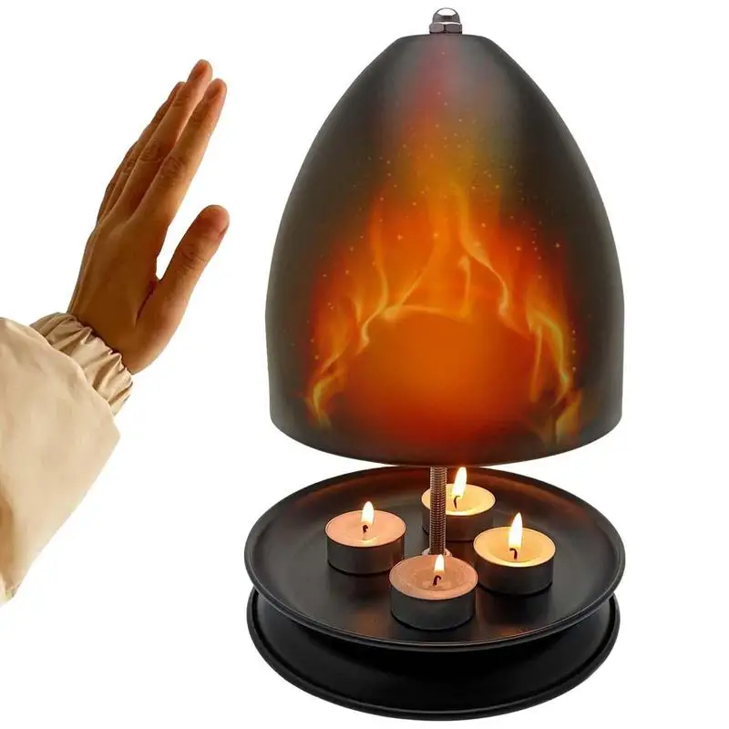 

Double-Walled Radiator Winter Warm Fireplace Heating Without Electricity Tea Light Oven Tealight Heater Tea Wax Warming Stove