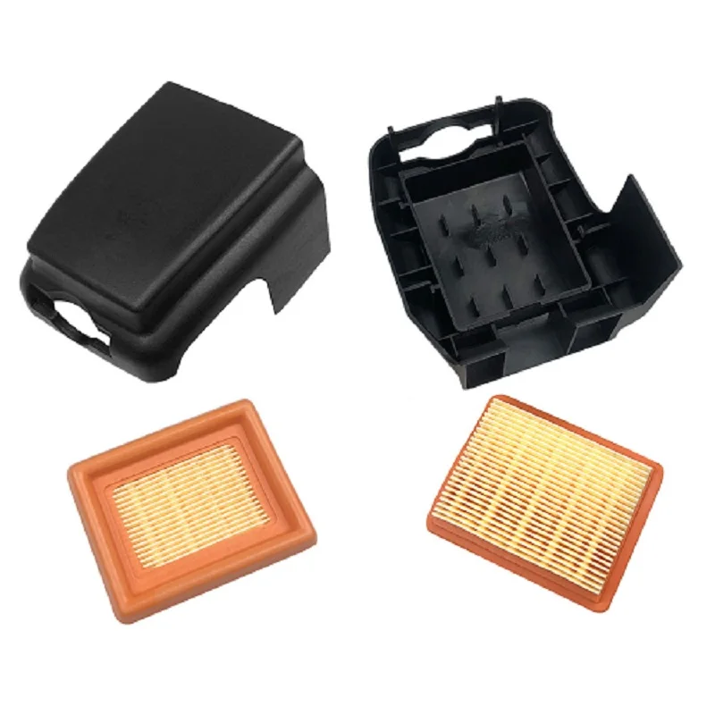 4Pcs/ 2sets Air Filter with Cover Kit for Stihl FS120 FS200 FS250 Brush Cutter Trimmer Accessories Replace OEM 4134 141 0300