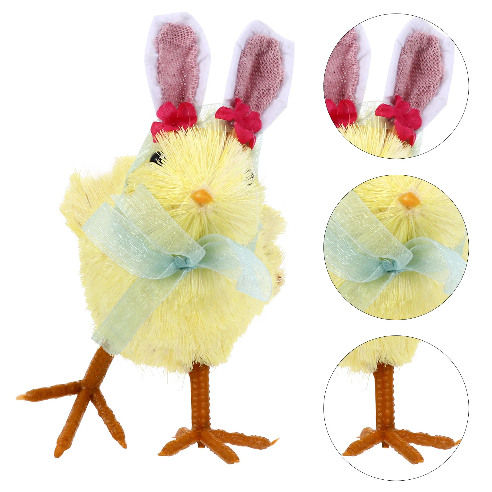 

Random Simulation Chicken Model Lifelike Easter Decorative Chicken Adornment