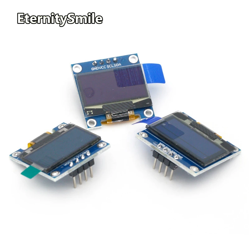 10 шт. OLED-модуль IIC 0 96 дюйма серийный белый дисплей 128X64 I2C SSD1306 12864 плата с ЖК-экраном