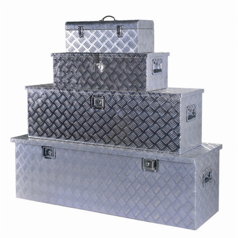 

Manufacture Economic Model 112mm Tool Storage Customize Silver Diamond Tread Diamond Tread Aluminum Truck Tool Box
