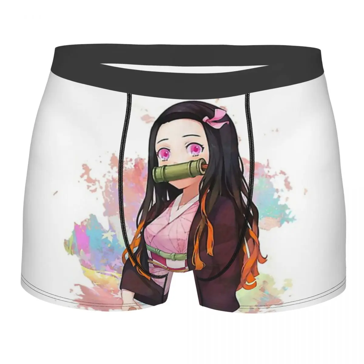 

No Yaiba Anime Demon Slayer Underpants Cotton Panties Man Underwear Ventilate Shorts Boxer Briefs Mens Underwear Print