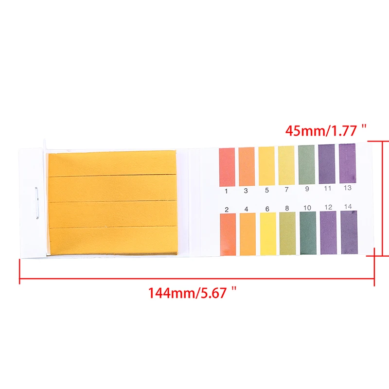 80 полосок/упаковка тестовые полоски для измерения кислотности почвы