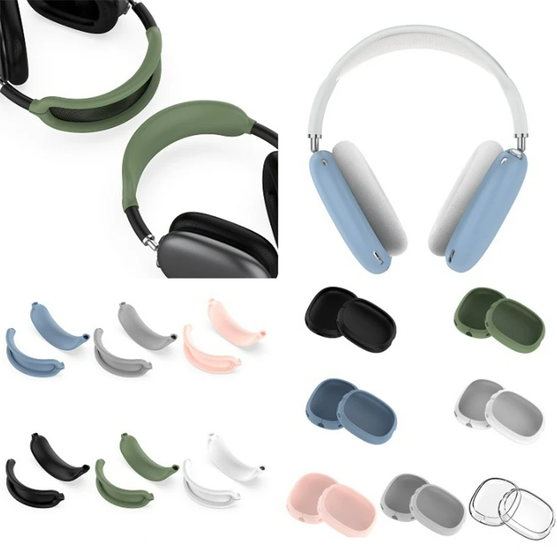 

Безопасный для кожи чехол для наушников Airpods Max женский силиконовый защитный чехол для наушников Apple Airpods Max противоударные аксессуары для наушников