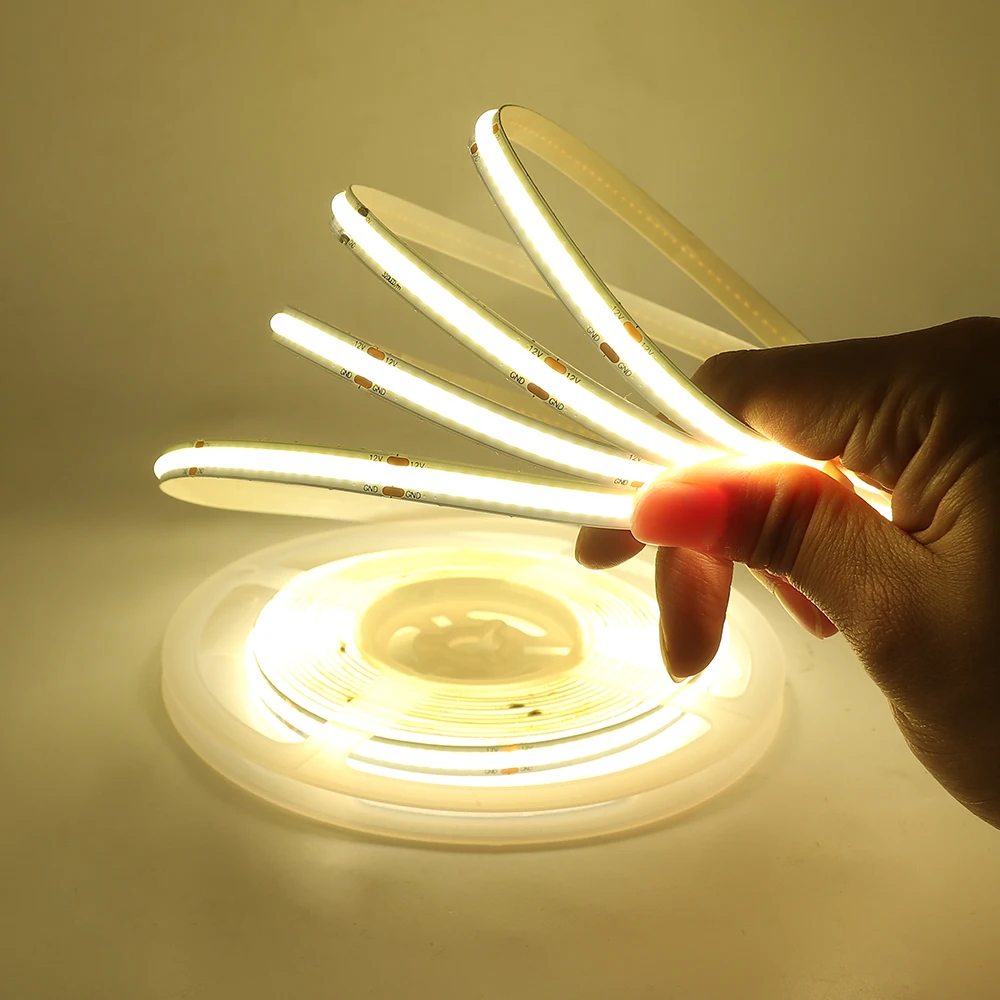 

Светодиодная лента XUNATA COB 320/384/480/528 LED DC 12V/24V