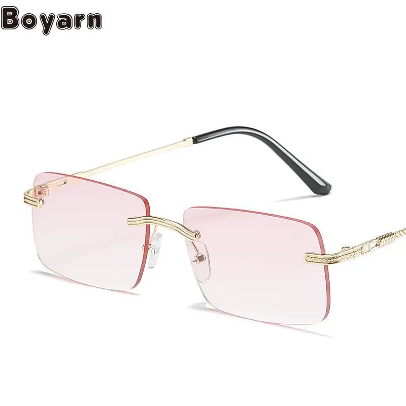 Boyarn New Gafas De Sol Square Small Frame Sunglasses Men's And Women's Retro Borderless Ocean Film Trend |