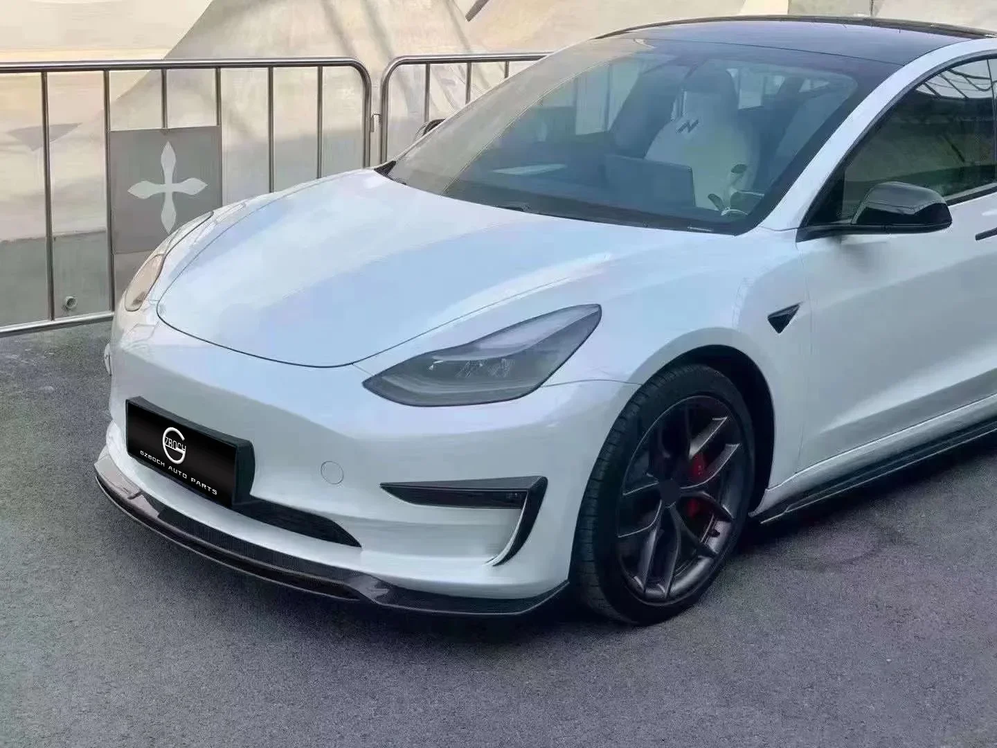 FORTesla модель 3 Оригинальный Автомобильный бампер Модернизированный до