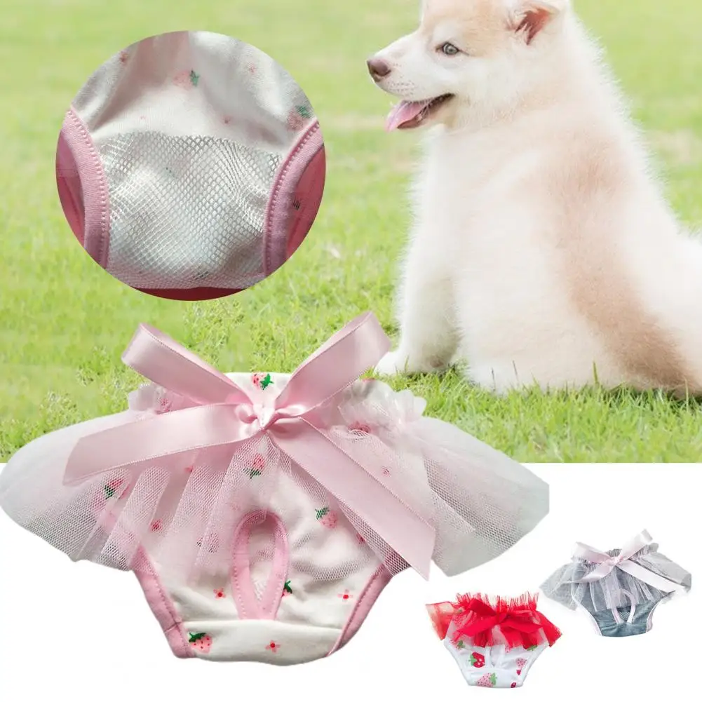 

Wearable Dog Pants Unisex Dog Diaper Comfortable Dog Briefs Pet Physiological Pants Good Elasticity