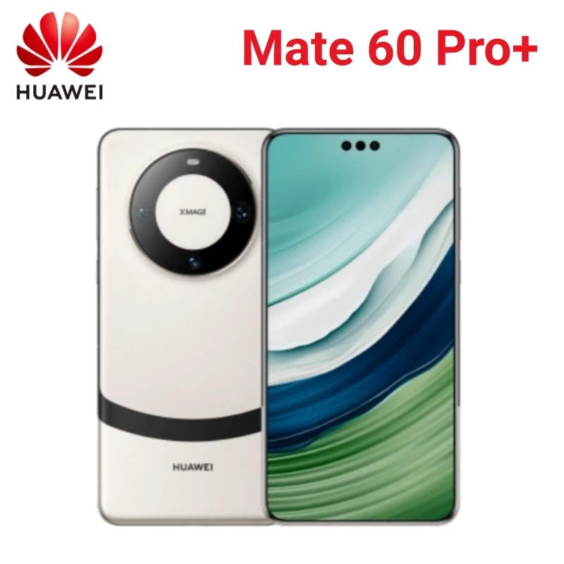 HUAWEI Mate 60 Pro+ Plus Smartphone Kunlun Glass IP68 48MP HarmonyOS BDS Satellite Calling and Message Original Mobile phones