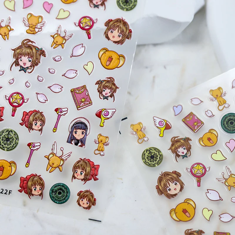 

Kawaii новое ремесло 5D трехмерная Наклейка для ногтей аниме мультфильм милый Маникюр Стикер Водонепроницаемый подарок на день рождения