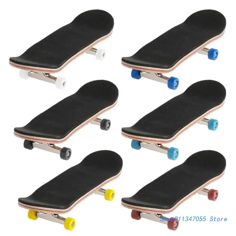 

1Set Wooden Deck Fingerboard Skateboard Sport Games Kids Gift Maple Set New Drop shipping