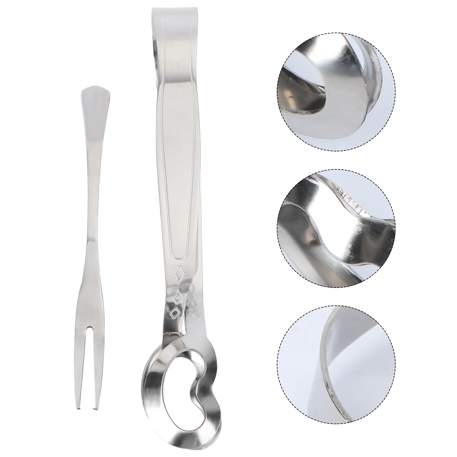 

Food Clip Escargot Fork Clip Snail Tong Stainless Steel Good Escargot Clamp Utensils Tableware for Home Restaurant Hotel