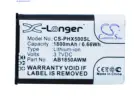Аккумулятор Cameron Sino AB1850AWM на 1800 мАч для Philips AB1720AWM, AB1790AWM, Xenium 9 @ 9K, Xenium 9A9K, Xenium X500