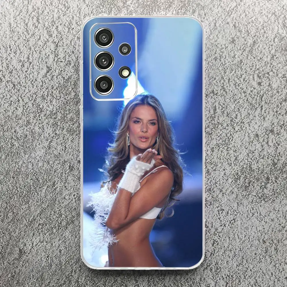 Фото Чехол для телефона Supermode AA A-Alessandra Ambrosio, мягкий прозрачный чехол из ТПУ для Samsung S25, S24, S21, S22, S23, S30, Ultra, S20, Plus №2
