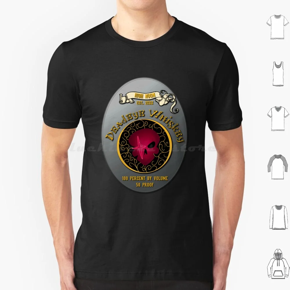 Фото Футболка Deadeye Whiskey для мужчин, женщин и детей 6xl High Noon Cowboy Noon High Western Mccree Vodka Drinking Truly Party Tequila Hard №1