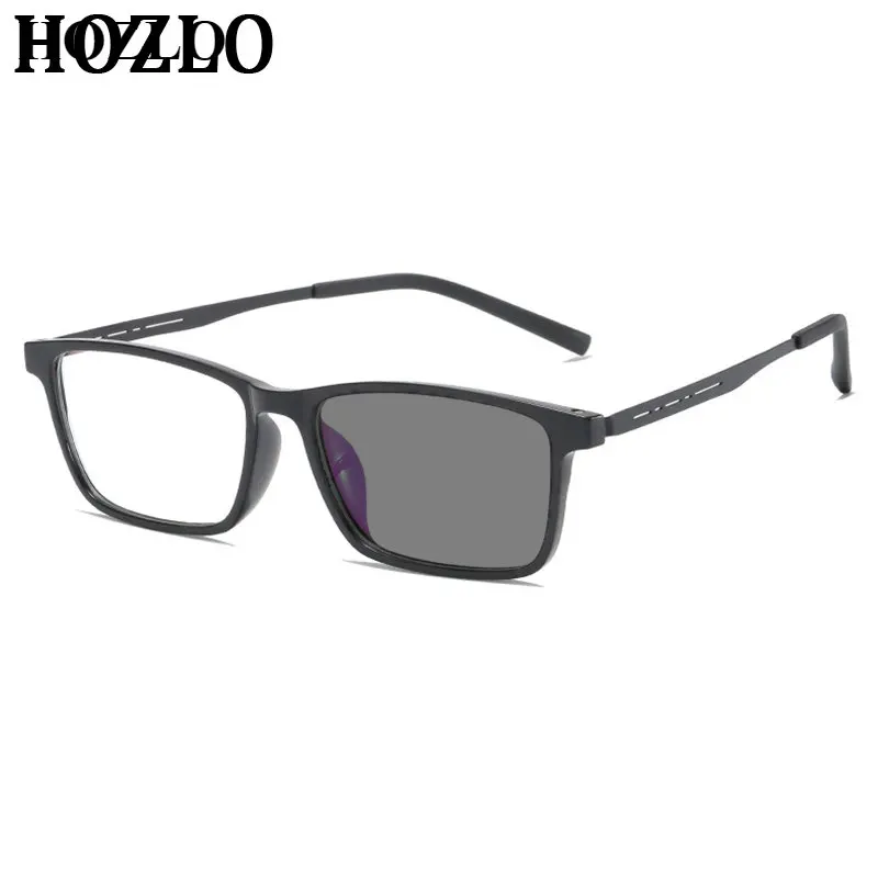 

New Men Rectangle TR90 Photochromic Reading Sunglasses Women Titanium Leg Hyperopia Prescription Shade Sun Spectacles Presbyopic