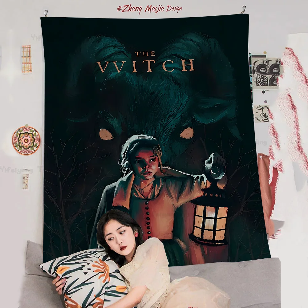 Classic Horror Movie The VVitch Tapestry Art Printing Japanese Wall Anime Hanging Home Decor