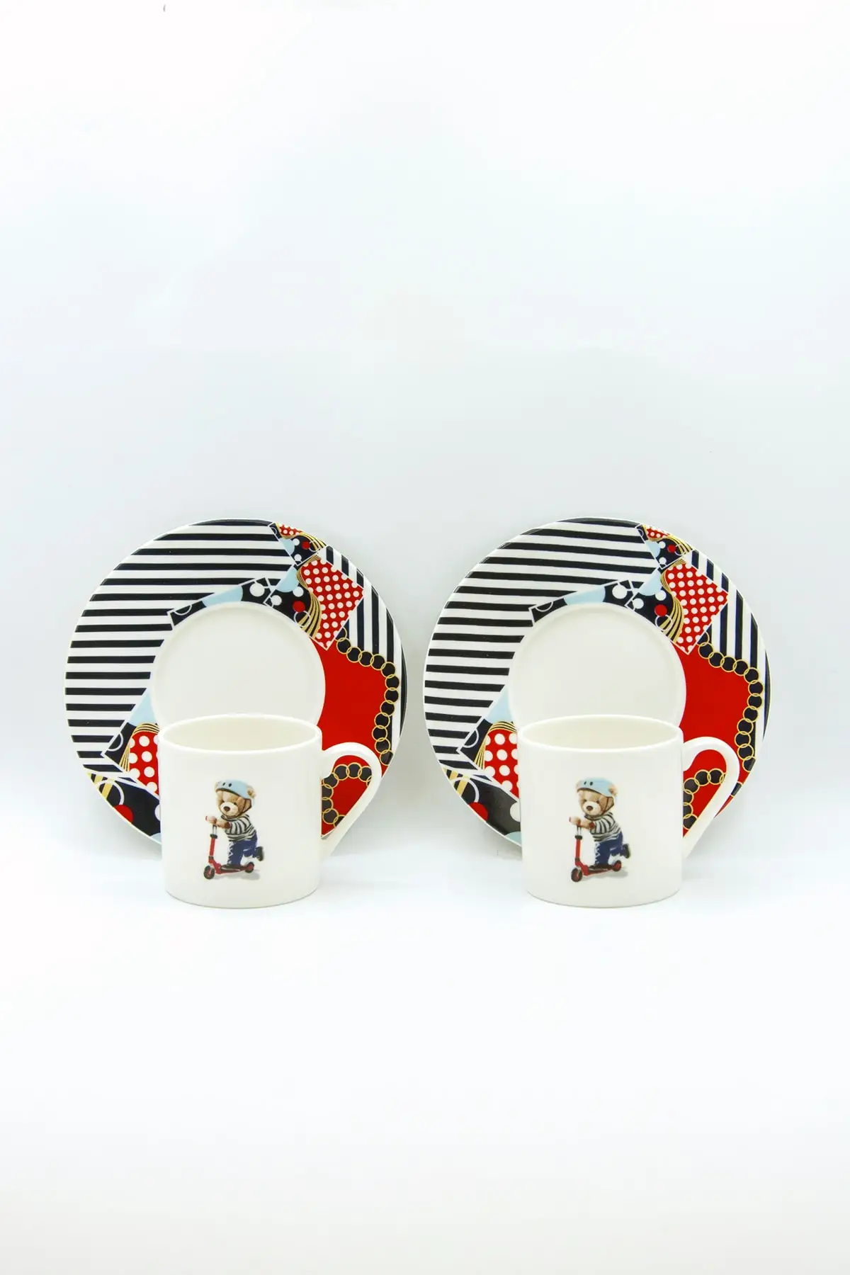 

Amazing Turkish Greek Arabic Coffee & Espresso Cup Set Joyful Two Personality Coffee Cup Set