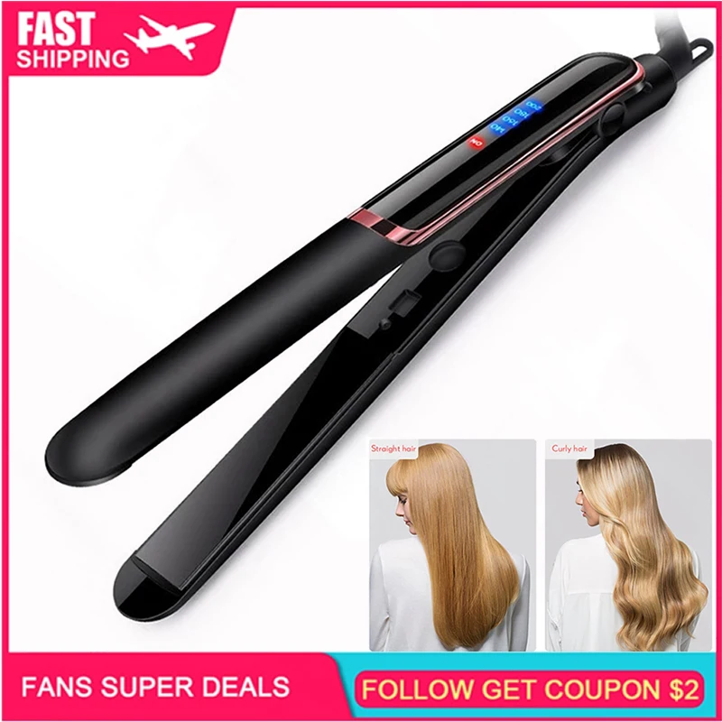 

Hair Straightener Splint Female Straight And Curling Dual-Purpose Straightening Plate Clip Inner Buckle Hair Curler