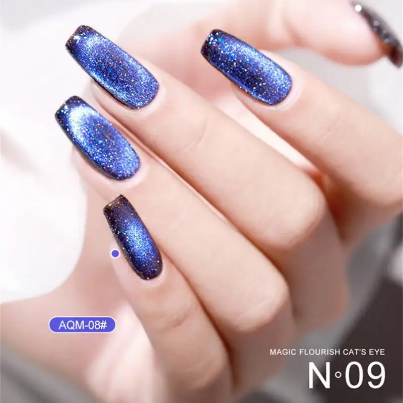 

15ml Cat Eye Gel Polish Semi-permanent Nail Gel Lacquer LED UV Soak Off 3D Cat Eye Magnetic Varnishes Nail Art DIY Manicure