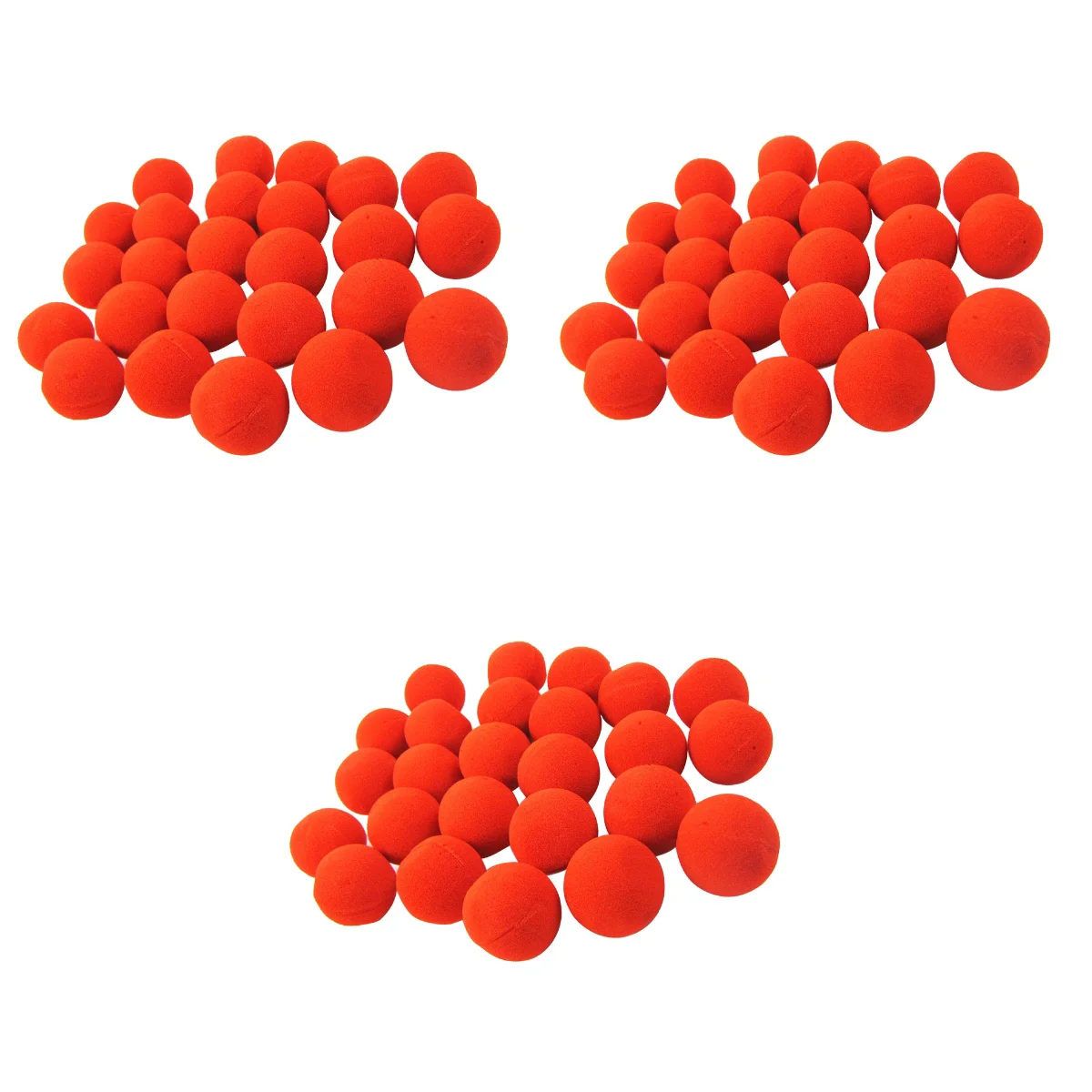 

72 pcs Balls Clown Red Performance Props Sponge Sponge Nasal for Christmas Party