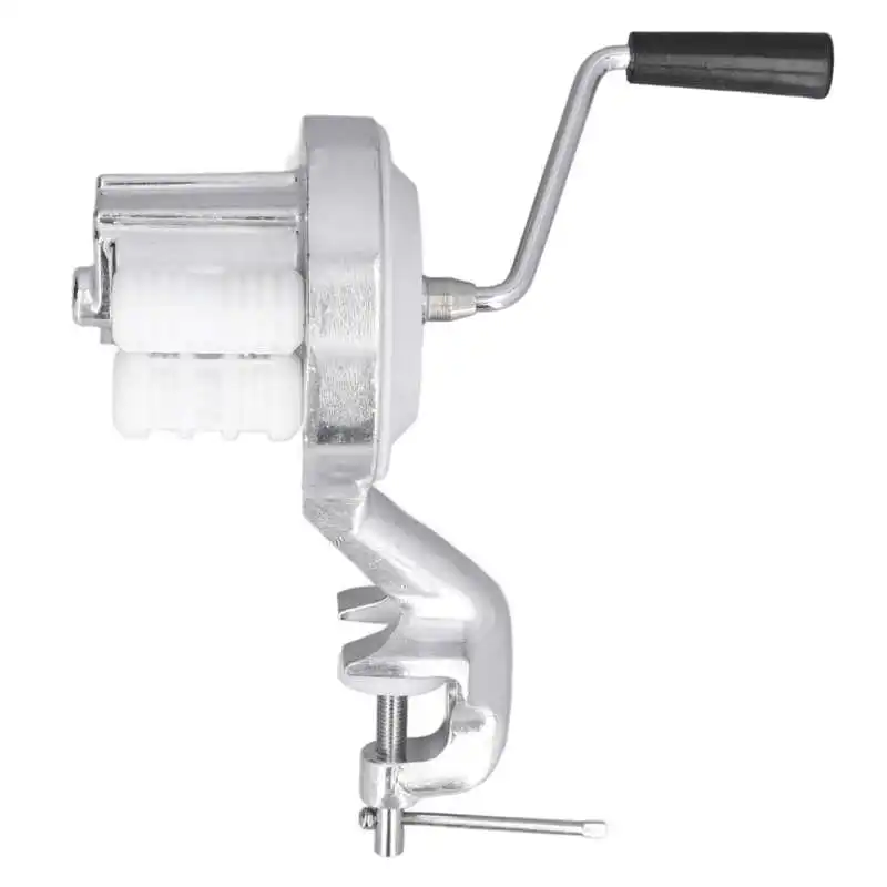 

Pasta Machine Manual Macaroni Maker Stainless Steel Silver Portable Hand Cranking Noodles Pressing Machine for Kitchen