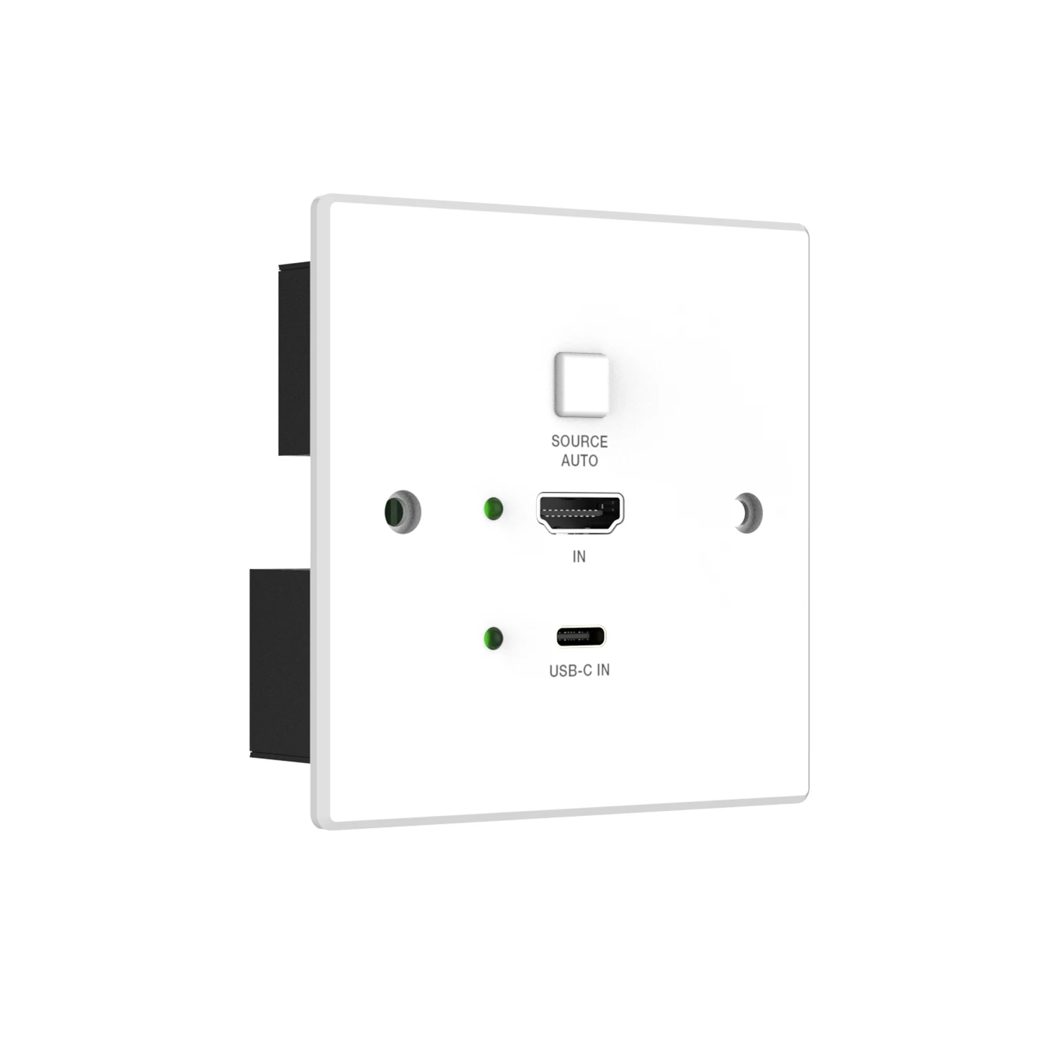 Настенная панель HDMI USB-C типа Великобритании HDbaseT 4K60 Гц 150 м двунаправленная ИК-POC