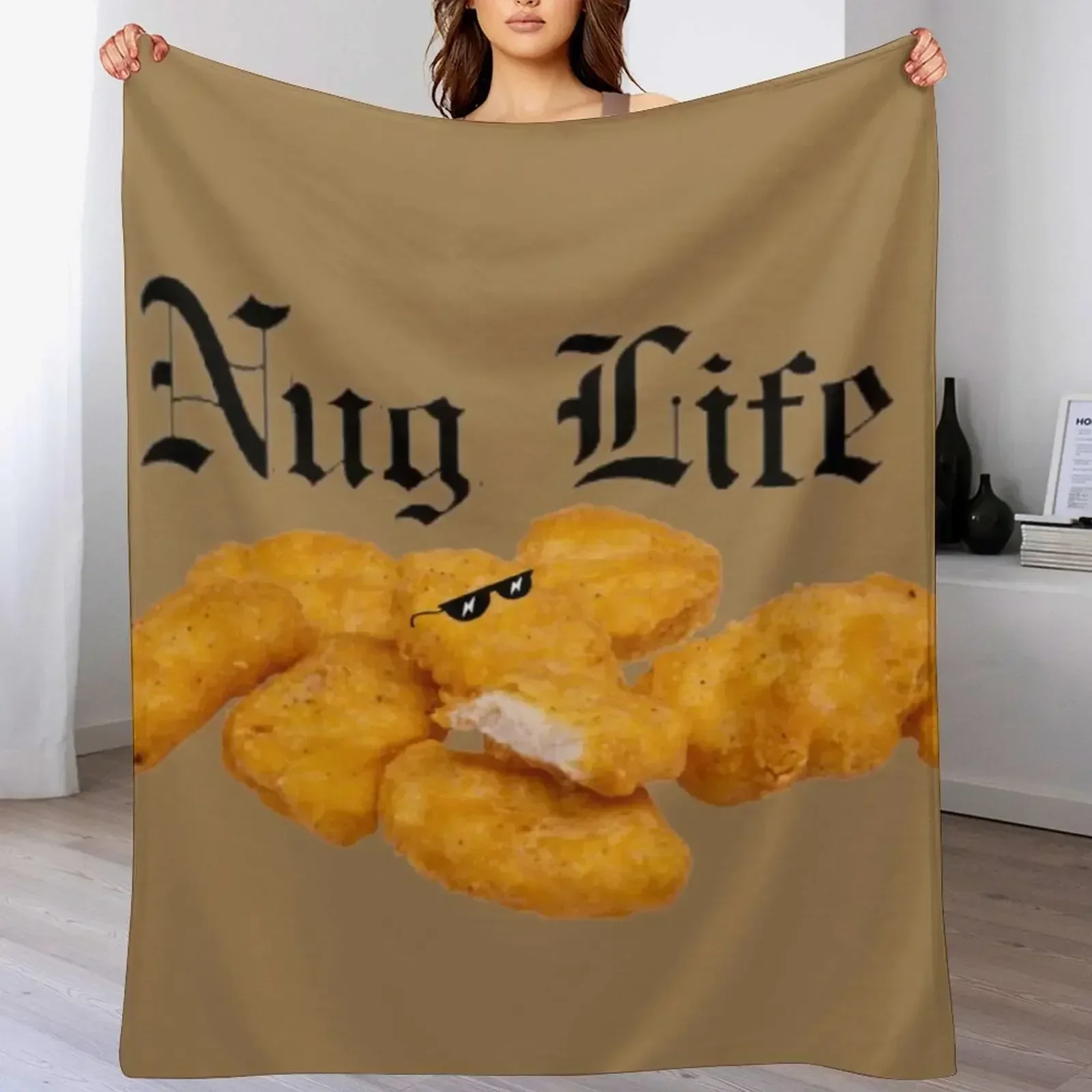 Одеяло Nug Life Chicken Nuggets одеяло туристические одеяла для пикника