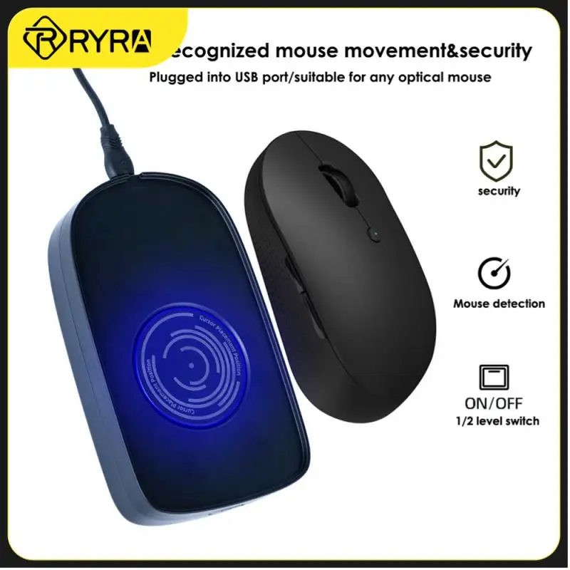 

RYRA Virtual Mouse Anti-sleep Automatic Movement To Prevent Computer Lock Screen Mouse Electronic Artifact Mouse Mover